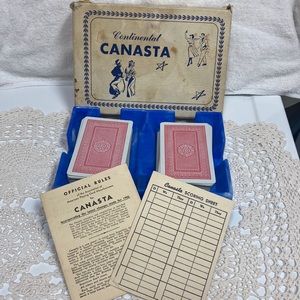 Vintage Canasta Card Game 1950